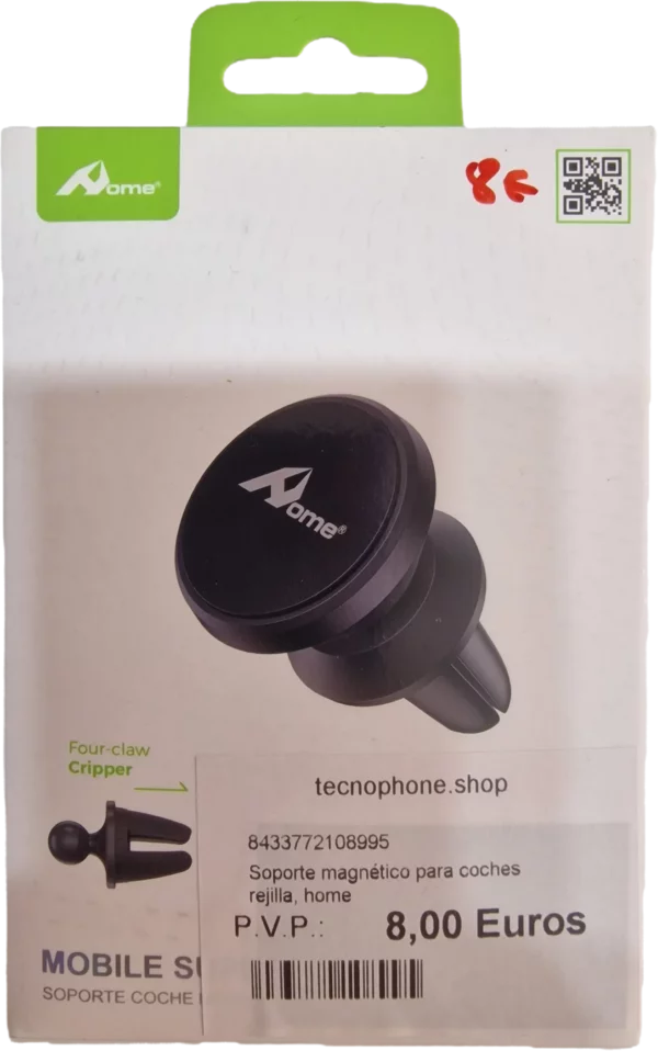 SOPORTE MAGNÉTICO PARA COCHES REJILLA, HOME