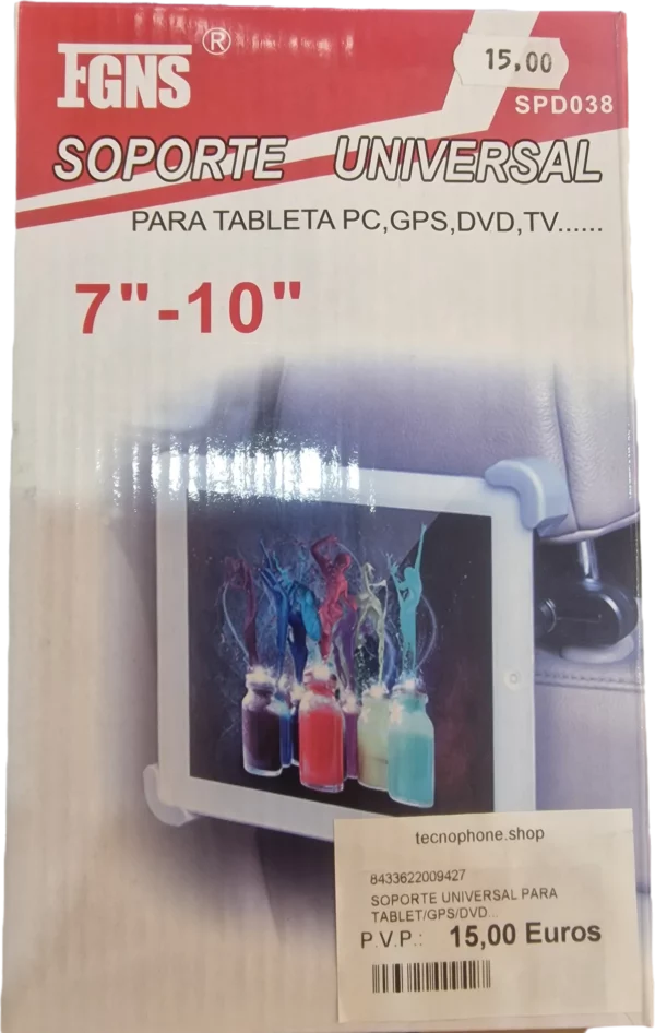 SOPORTE UNIVERSAL PARA TABLET/GPS/DVD…