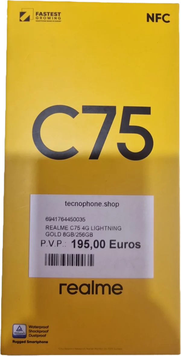 REALME C75 4G LIGHTNING GOLD 8GB/256GB