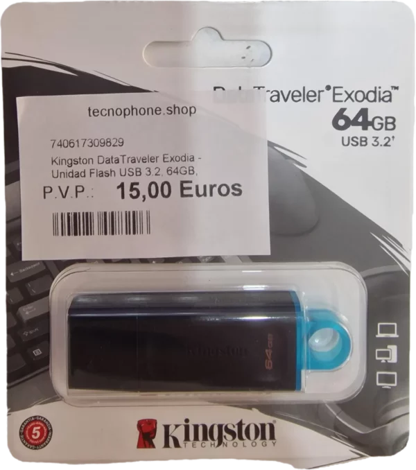 Kingston Exodia DTX/64GB Pendrive Usb 3.2 64GB