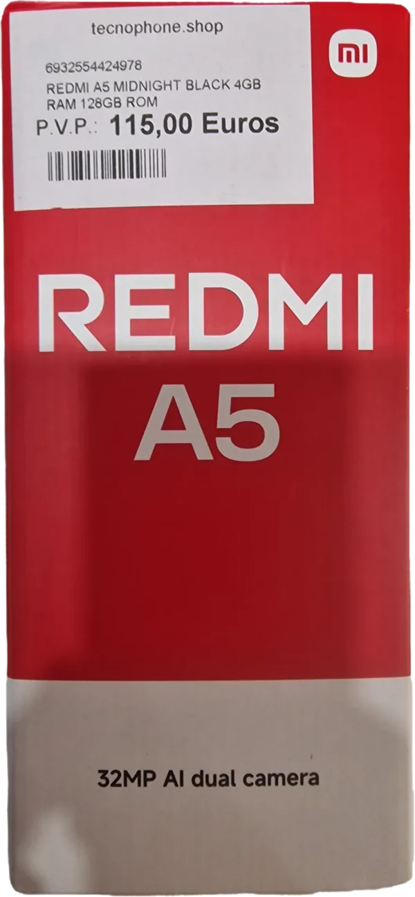 REDMI A5 4/128GB MIDNIGHT BLACK