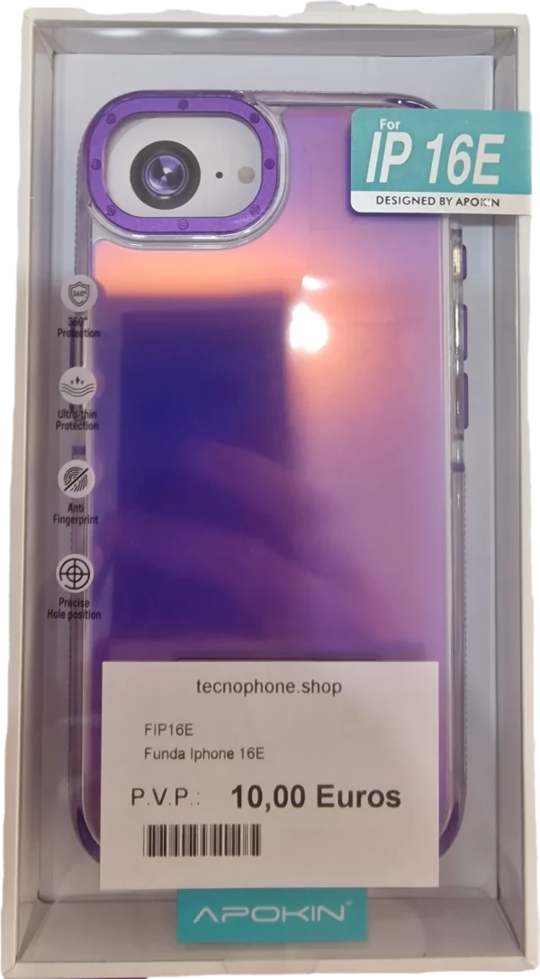 FUNDA CAMALEON APOKIN IPHONE 16E LILA