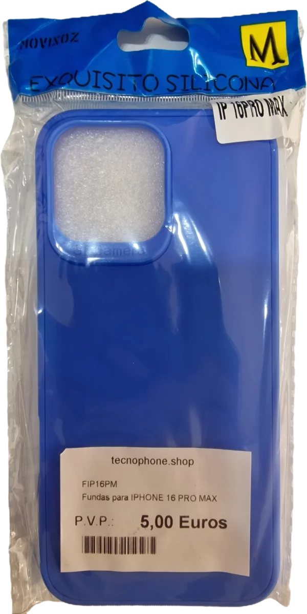 FUNDA IPHONE 16 PRO MAX SILICONA