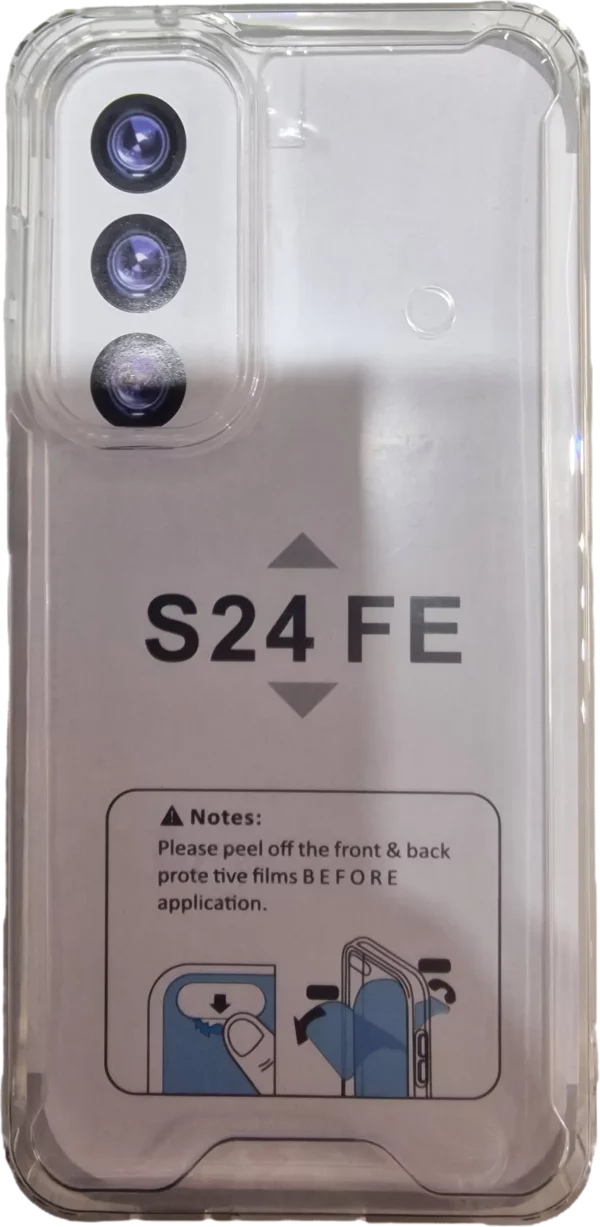 FUNDA SAMSUNG S24 FE TRANSPARENTE